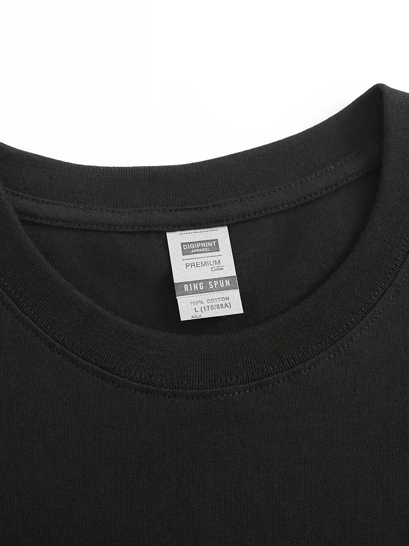 Camiseta de Algodón 100% para Hombre con Estampado Gráfico "23